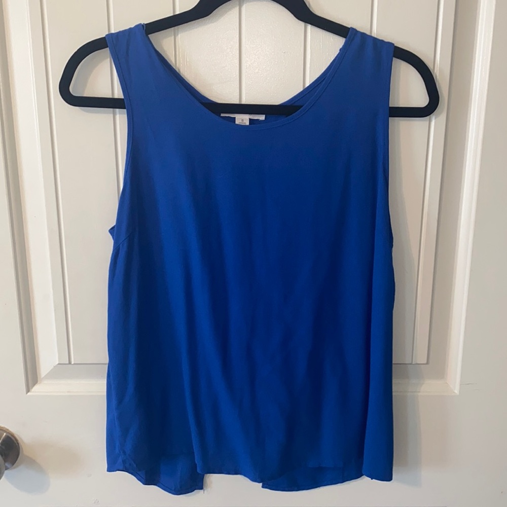 Blue tank